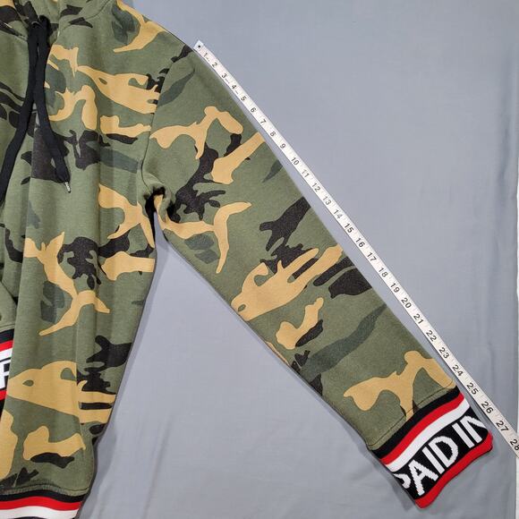 Five.By.Five by Master Piece Camo Long Sleeve Hoodie Mens Large Green Sweatshirt - Picture 10 of 11